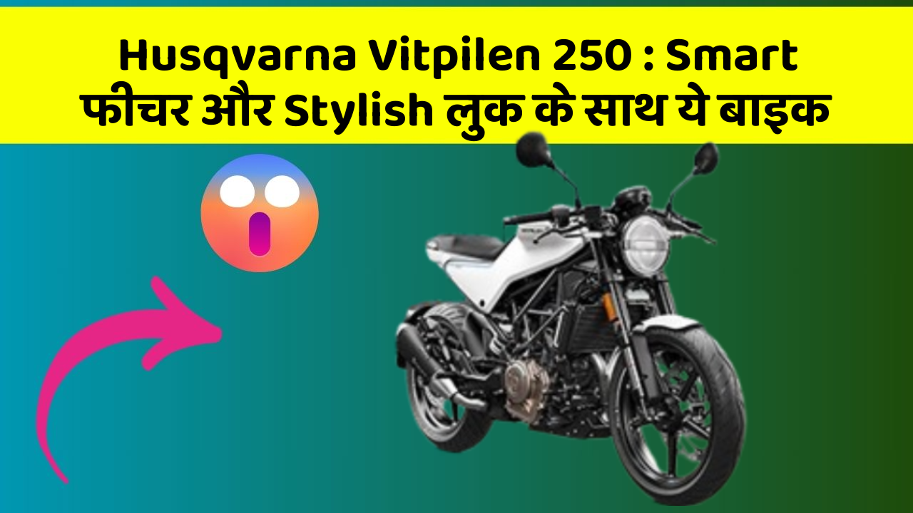 Husqvarna Vitpilen 250: Smart फीचर और Stylish लुक के साथ ये बाइक