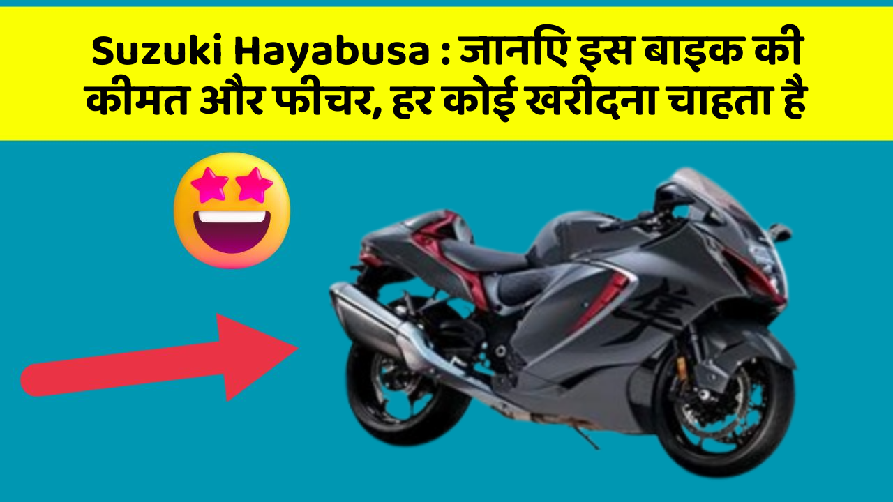 Suzuki Hayabusa: जानिए इस बाइक की कीमत और फीचर, हर कोई खरीदना चाहता है